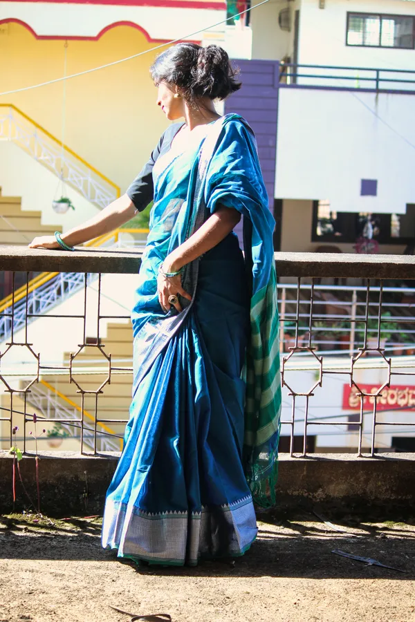 Sahity_RAMA_GREEN__Narayanpet_Pure_Cotton_saree_with_Running_blouse_piece