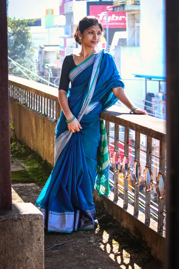 Sahity_RAMA_GREEN__Narayanpet_Pure_Cotton_saree_with_Running_blouse_piece