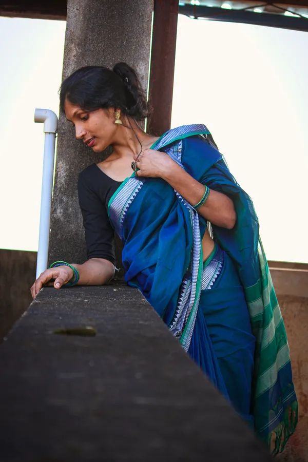 Sahitya_RAMA_GREEN_Narayanpet_Pure_Cotton_saree