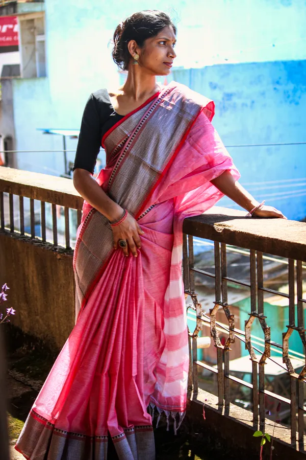 Sahitya_BABY_PINK_Narayanpet_Pure_Cotton_saree_with_Running_blouse_piece