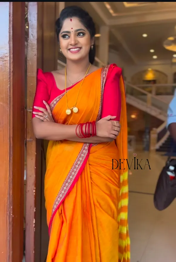 Shraddha_Orange_Narayanapet_Pure_Cotton_saree