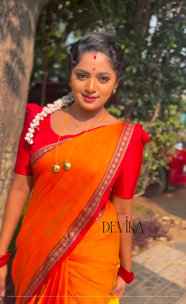 Shraddha_Orange_Narayanapet_Pure_Cotton_saree