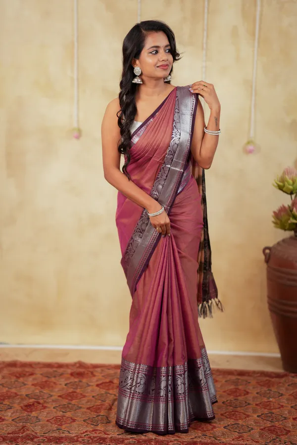 Tanvi_silver_jari_border_Narayanpet_Pure_cotton_saree