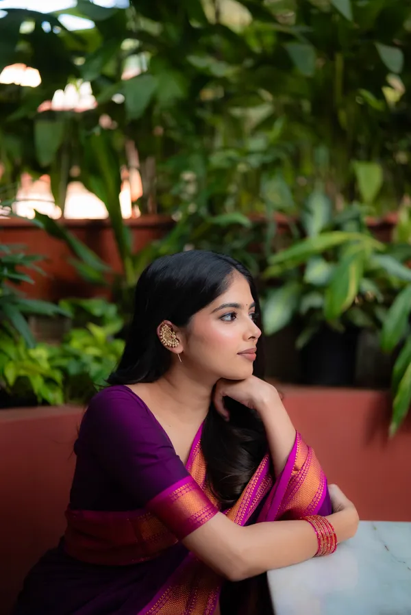 Varnam_Magenta_Narayanpet_Pure_mercerised_cotton_saree_