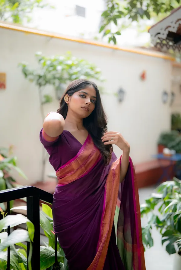 Varnam_Magenta_Narayanpet_Pure_mercerised_cotton_saree_