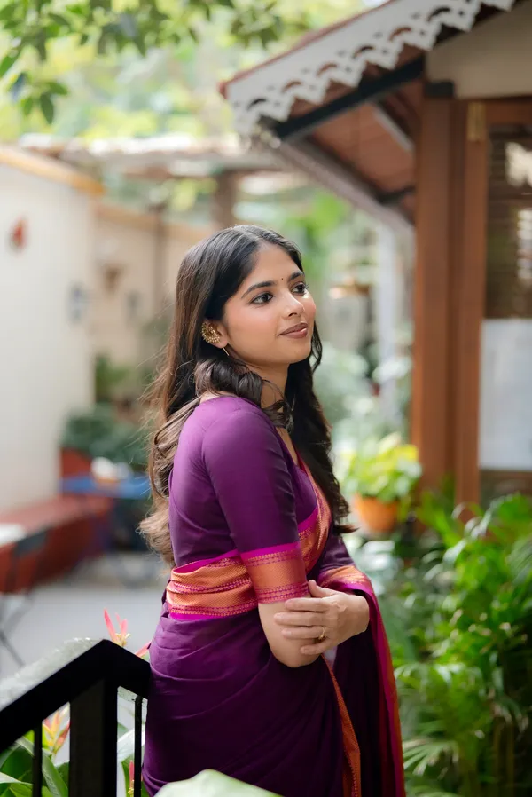 Varnam_Magenta_Narayanpet_Pure_mercerised_cotton_saree_