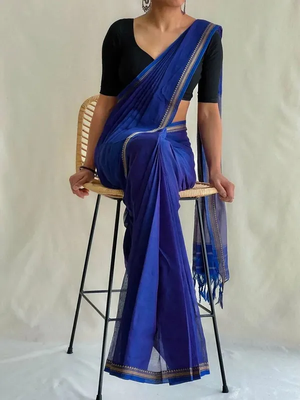 Royal_Blue_Ashwini_Narayanpet_pure_cotton_saree