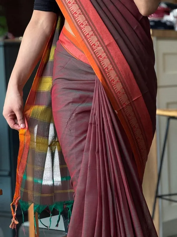 Aradhya_Elephant_Copper_Jari_Narayanpet_Pure_Cotton_saree_with_Running_blouse_piece_(Same_as_saree)