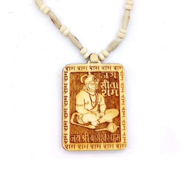 Wooden_Carving_Hanuman_ji_Pendant_with_Tulsi_Kanthi_Mala_(Hanu.M.T1)