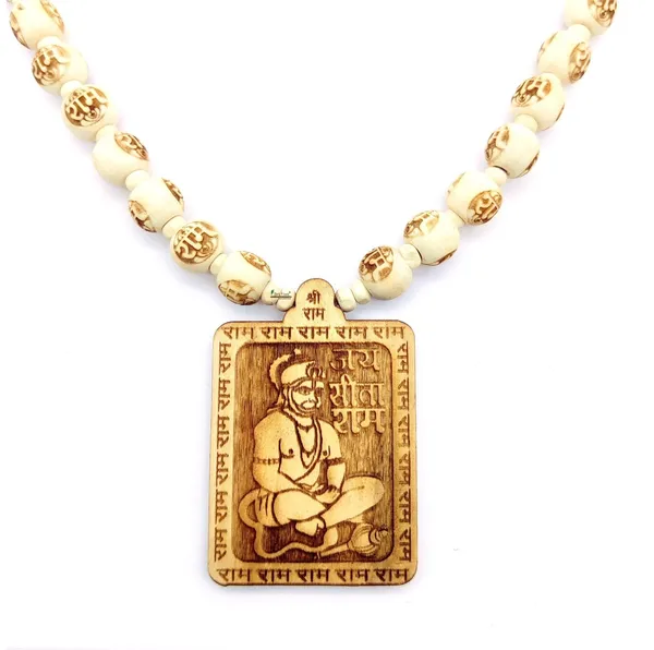 Wooden_Carving_Hanuman_Ji_Pendant_With_Ram_Carving_And_Tulsi_Beads_chain_(Hanu.L.Hre3)