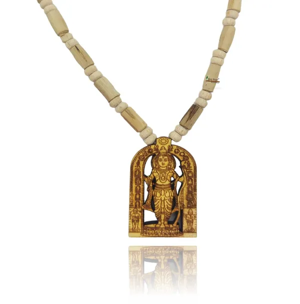 Wooden_Carving_Shree_ram_lala_Pendant_with_Tulsi_kanthi_Mala_(Ram.T2)