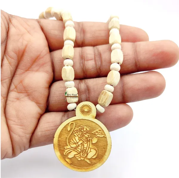 Wooden_Carving_Hanuman_ji_Pendant_with_Mala_(Hanu.R.W1)