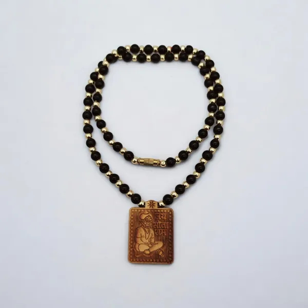 Wooden_Carving_Hanuman_ji_pendant_with_Black_crystal_chain_(Hanu.S.Bcry)