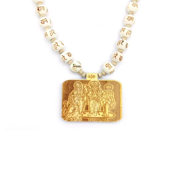 Wooden_Carving_Ram_Darbar_pendant_with_Hare_ram_krishna_Carving_chain_(Ram.D.Hre2)