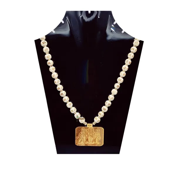 Wooden_Carving_Ram_Darbar_pendant_with_Hare_ram_krishna_Carving_chain_(Ram.D.Hre2)