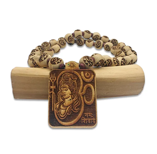 Wooden_Carving_Shiv_Parvati_Ji_Pendant_with_Om_Carving_beads_Mala_(Shivom.R.OM.R)