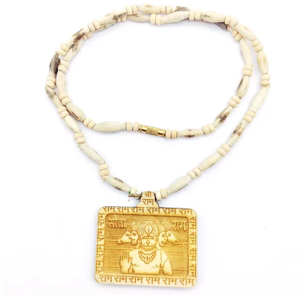 Wooden_Carving_Panch_mukhi_Hanuman_ji_Pendant_with_Tulsi_Kanthi_Mala_(5F.H.T1)