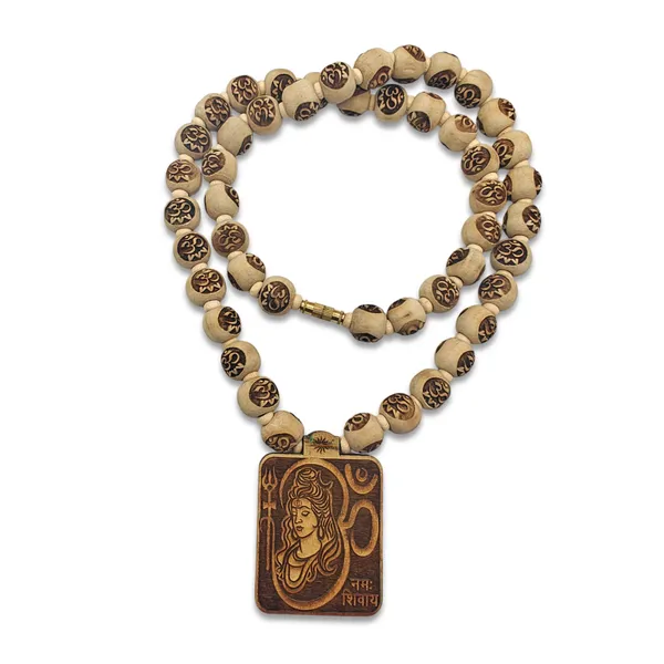 Wooden_Carving_Shiv_Parvati_Ji_Pendant_with_Om_Carving_Beads_Mala_(Shivom.W.OM.W)