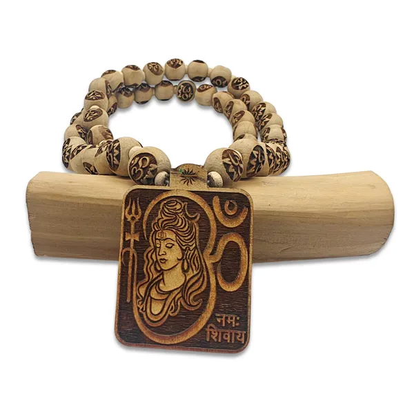 Wooden_Carving_Shiv_Parvati_Ji_Pendant_with_Om_Carving_Beads_Mala_(Shivom.W.OM.W)