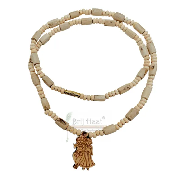 Wooden_Carving_Radha_Krishna_Pendant_with_Tulsi_kanthi_Mala_(RK.V1.T2)