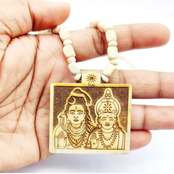 Wooden_Carving_Shiv_Parvati_ji_Pendant_with_Tulsi_kanthi_Mala_(Shivshakti.W1)