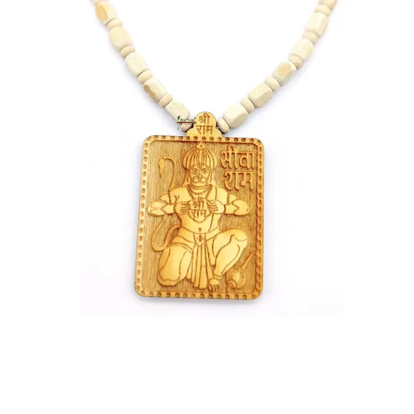 Wooden_Carving_Hanuman_ji_Pendant_with_Tulsi_Kanthi_Mala_(Hanu.V2.W1)