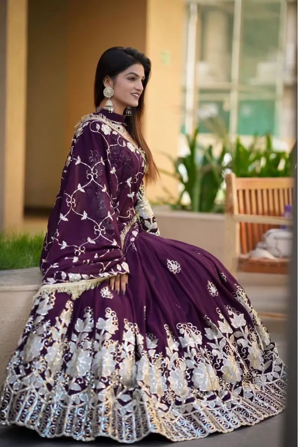 Regal_Wine_Embroidered_Georgette_Party_Wear_Lehenga_Choli