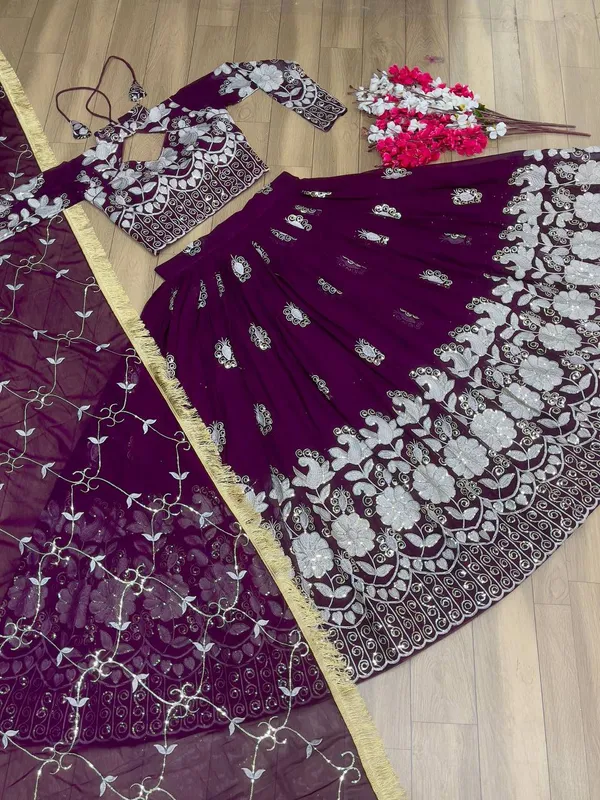 Regal_Wine_Embroidered_Georgette_Party_Wear_Lehenga_Choli