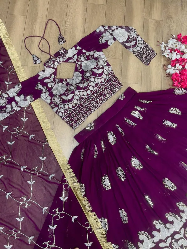 Regal_Wine_Embroidered_Georgette_Party_Wear_Lehenga_Choli