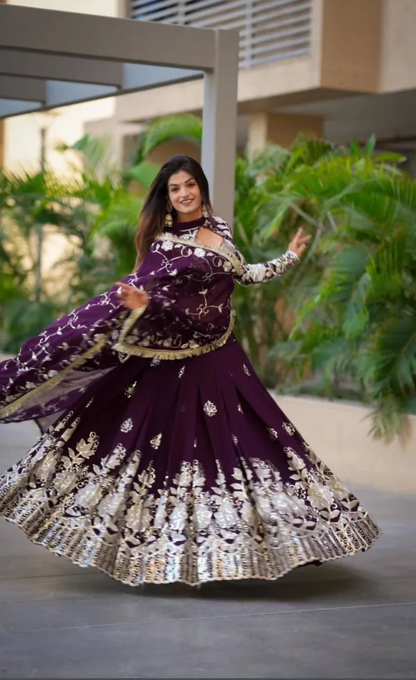 Regal_Wine_Embroidered_Georgette_Party_Wear_Lehenga_Choli