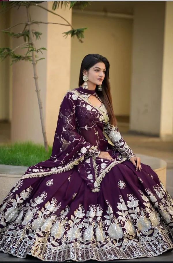 Regal_Wine_Embroidered_Georgette_Party_Wear_Lehenga_Choli