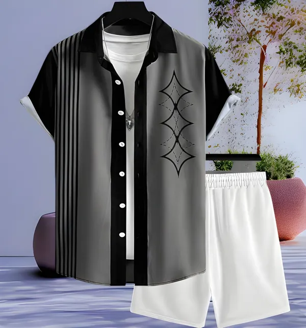 Black_White_Digital_Printed_Casual_Night_Suit_Set_For_Men