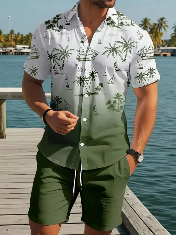 Men’s_Premium_Beach_Vibe_Co-Ord_Set_–_Printed_Shirt_&_Shorts