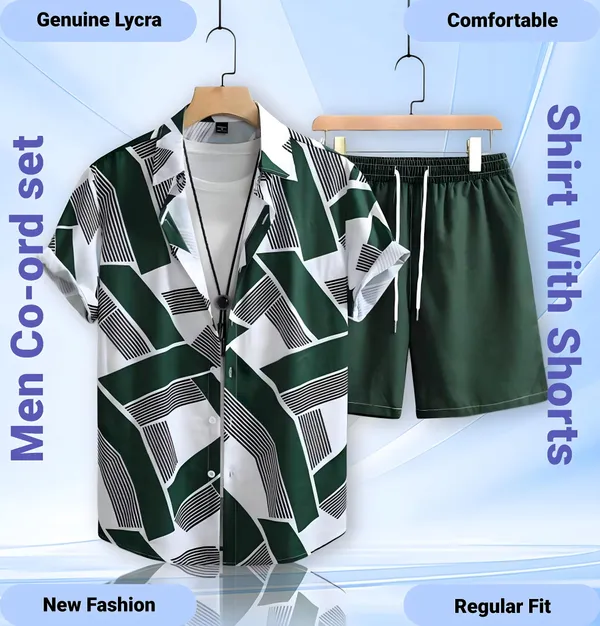 Green_Rayon_Palm_Tree_&_Leaf_Printed_Night_Suit_Set