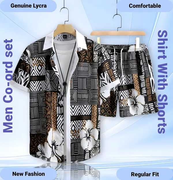 Brown_Shirt_&_Shorts_Co-ords_for_Men