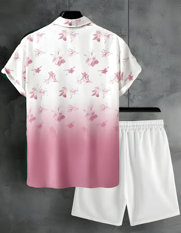 Men's_Soft_Poly_Lycra_Digital_Prined_Shirts_with_Pajama_Shorts_Night_Suit_Set