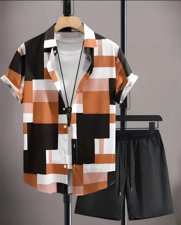 Brown_Men's_Night_Suit_Sets