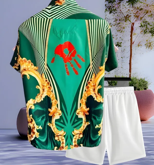Green_White_Comfy_Partywear,_Nightsuits_For_Men