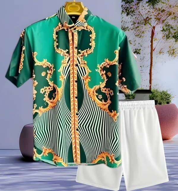 Green_White_Comfy_Partywear,_Nightsuits_For_Men