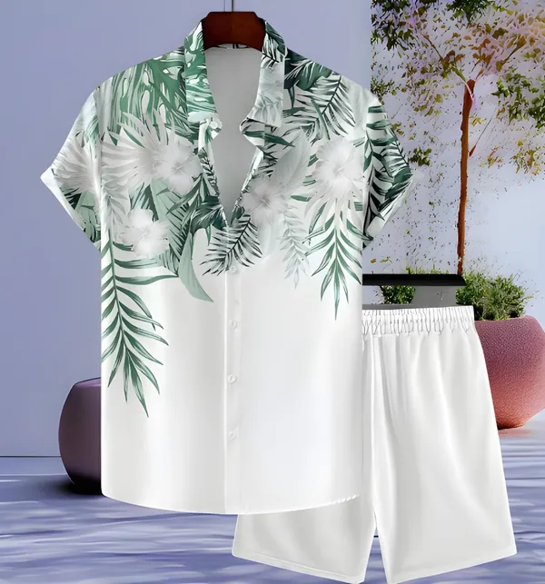 Green_White_Lycra_Night_Suit_Sets_For_Men