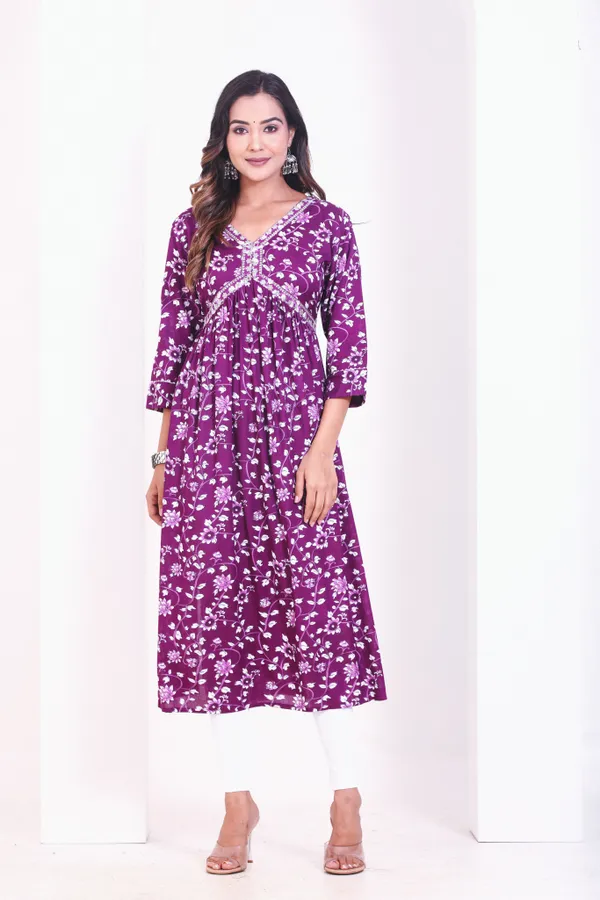 Trendy_Women_Purple_Floral_Printed_Kurta
