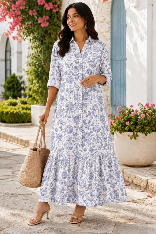 Blooming_Flared_Long_Print_Dress_For_Women