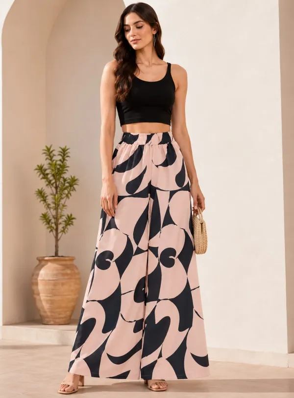 Abstract_Geometric_Print_Cotton_Palazzo_For_Women