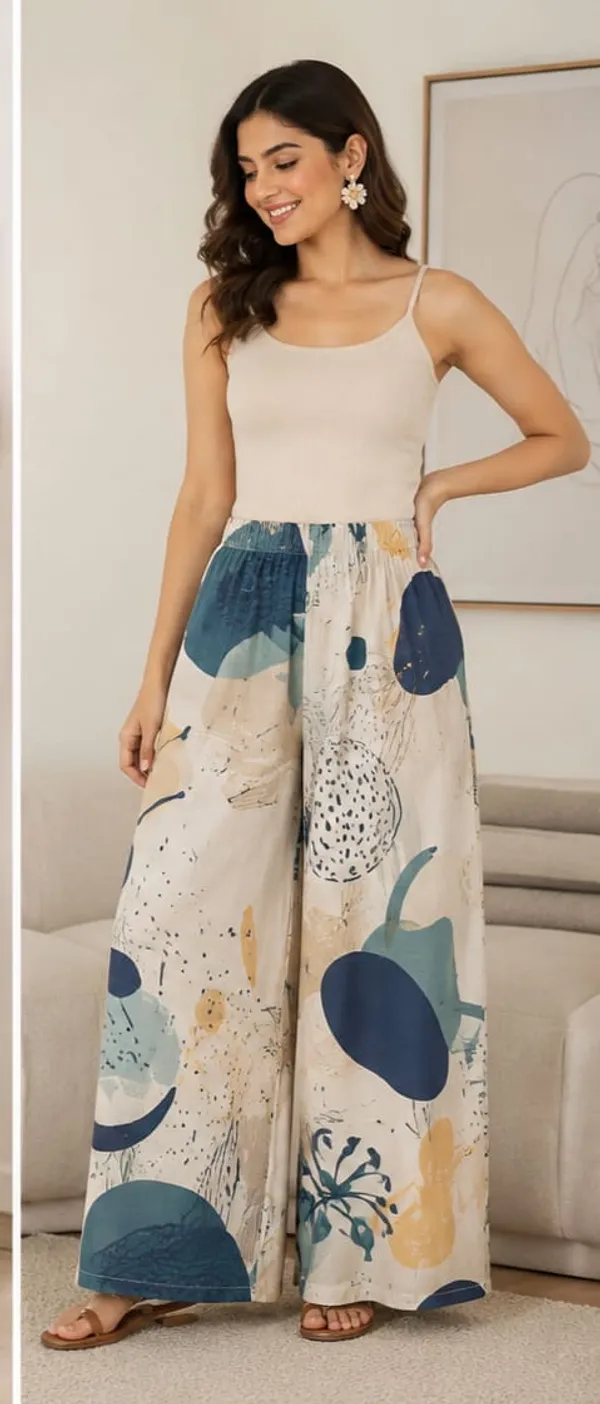 Abstract_Watercolor_Print_Cotton_Palazzo_For_Women