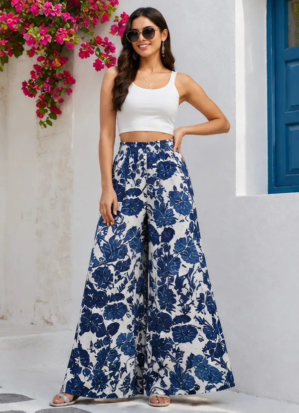 Boho_Floral_Print_Cotton_Palazzo_For_Women