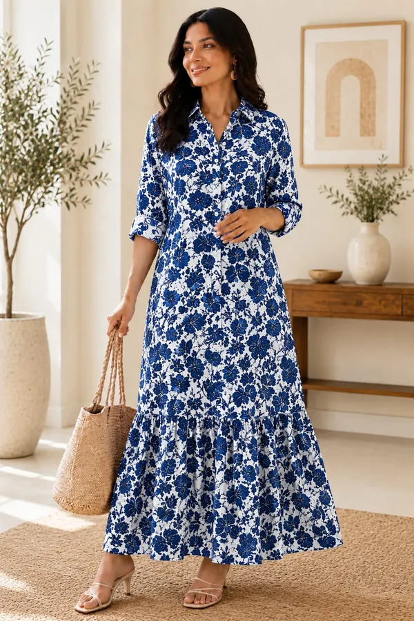 Boho_Floral_Printed__Long_Dress_For_Women