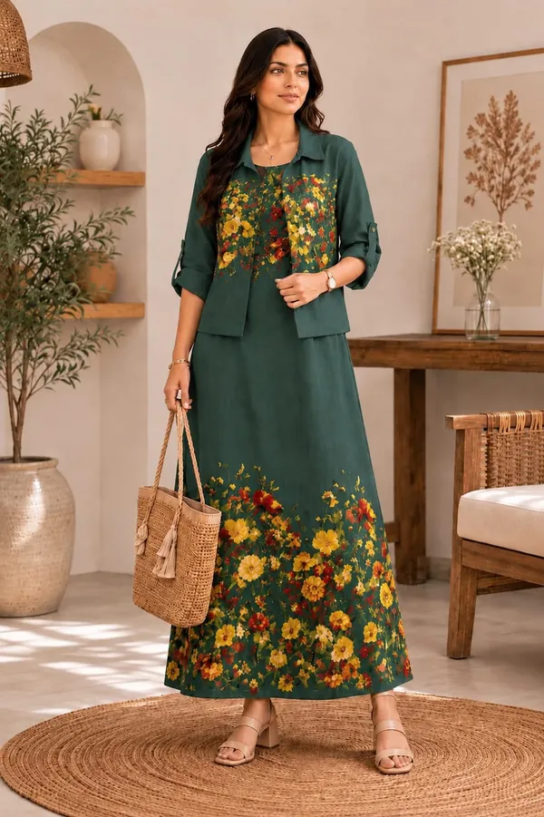 Dark_Green_Floral_Aura__Removable_Jacket_Gown_