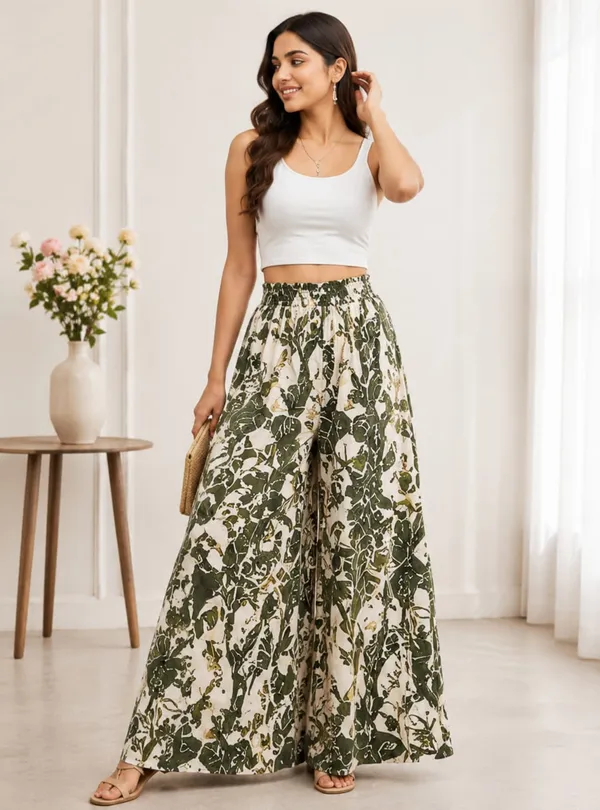 Green_Printed_Cotton_Palazzo_For_Women