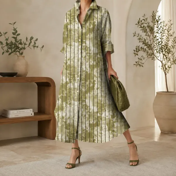 Green_Tie_-_Dye_Long_Shirt_Dress_For_Women