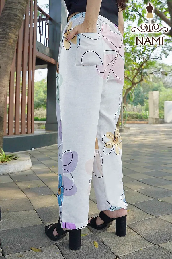 Light_Floral_Print_Cotton_Pants_For_Women